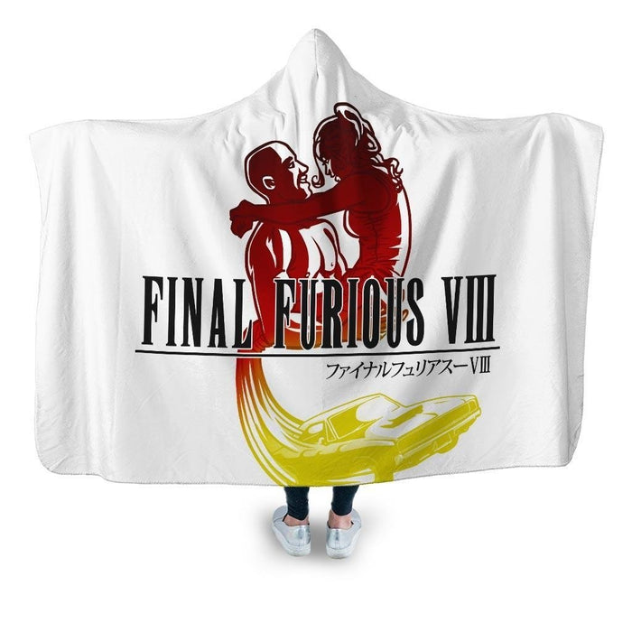 Final Furious 8 Hooded Blanket - Adult / Premium Sherpa