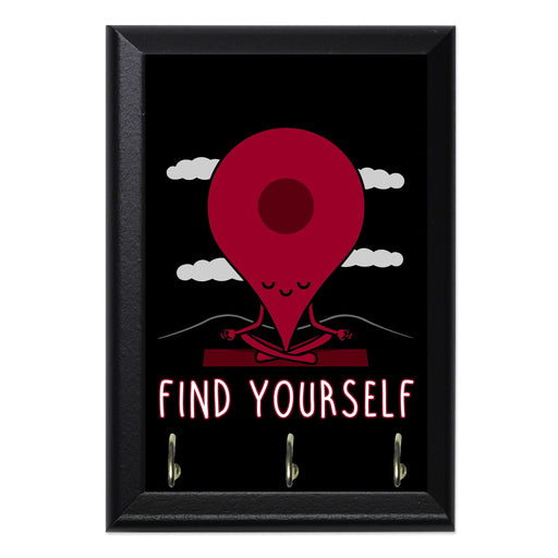Find Yourself Key Hanging Plaque - 8 x 6 / Yes