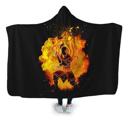 Firebender Soul Hooded Blanket - Adult / Premium Sherpa