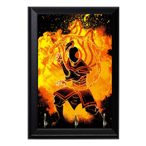 Firebender Soul Key Hanging Wall Plaque - 8 x 6 / Yes