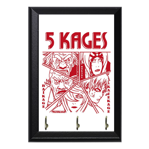 Five Kage Key Hanging Plaque - 8 x 6 / Yes