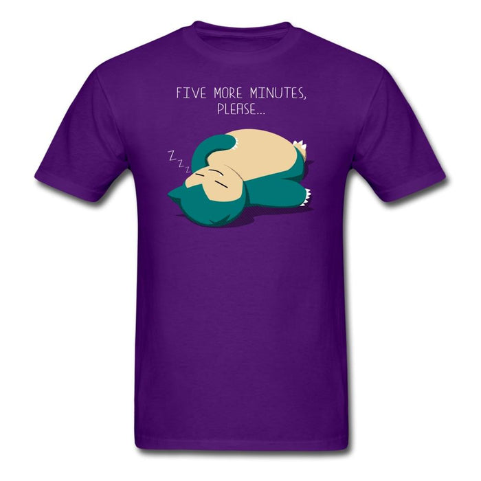 Five More Minutes Please Unisex Classic T-Shirt - purple / S