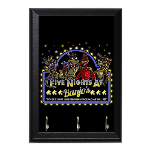 Five Nights At Banjo Decorative Wall Plaque Key Holder Hanger - 8 x 6 / Yes