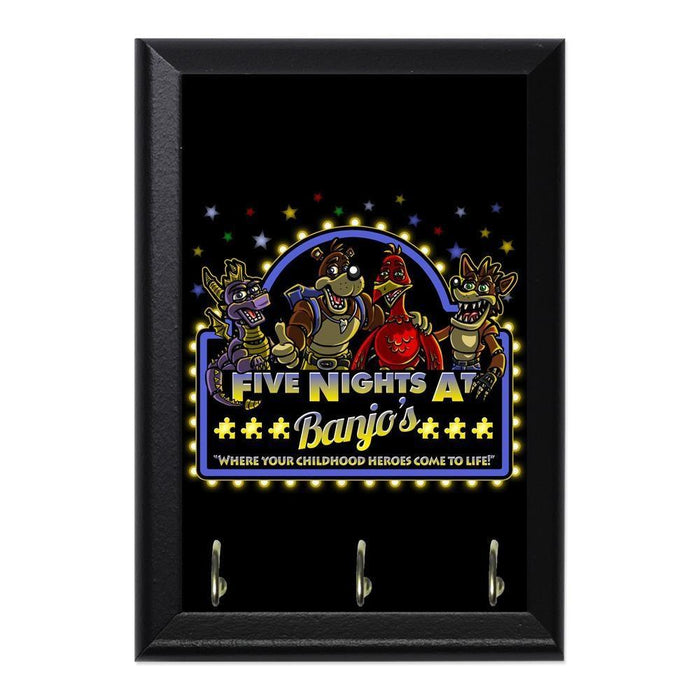 Five Nights At Banjo Decorative Wall Plaque Key Holder Hanger - 8 x 6 / Yes