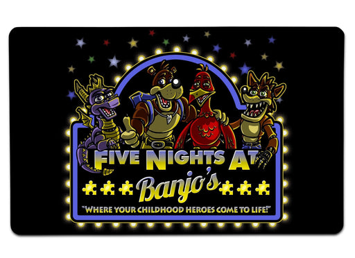 Five Nights At Banjos Large Mouse Pad