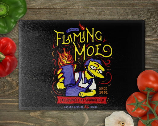 Flaming Moe Cutting Board
