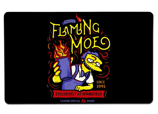 Flaming Moe Large Mouse Pad