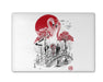 Flamingo Garden Cutting Board