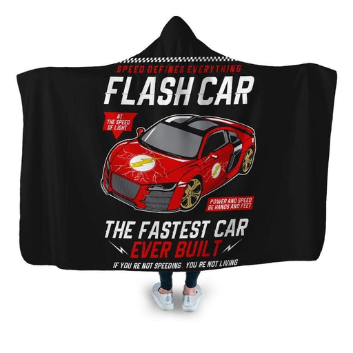 Flash Car Hooded Blanket - Adult / Premium Sherpa