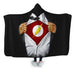 Flash Chest Tie Hooded Blanket - Adult / Premium Sherpa