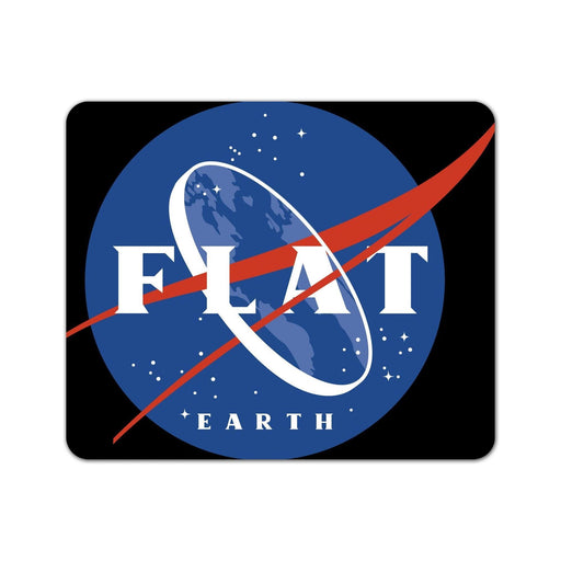 Flat Earth N A S Mouse Pad