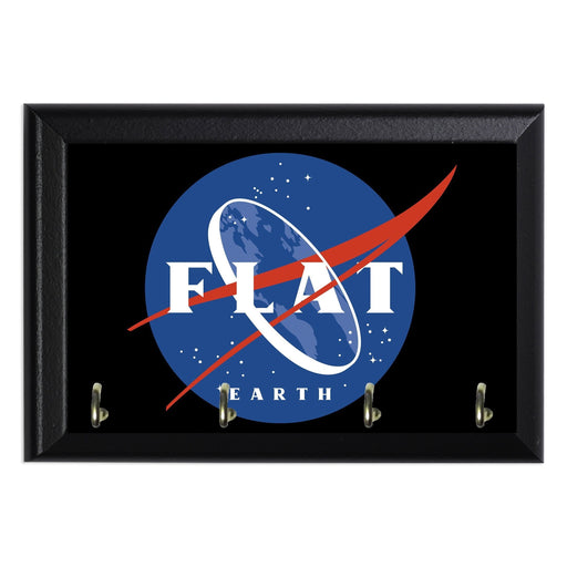 Flat Earth Nasa Key Hanging Wall Plaque - 8 x 6 / Yes