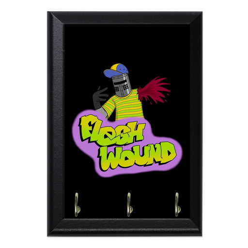 Flesh Wound Key Hanging Plaque - 8 x 6 / Yes