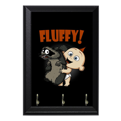 Fluffyracoon Key Hanging Plaque - 8 x 6 / Yes