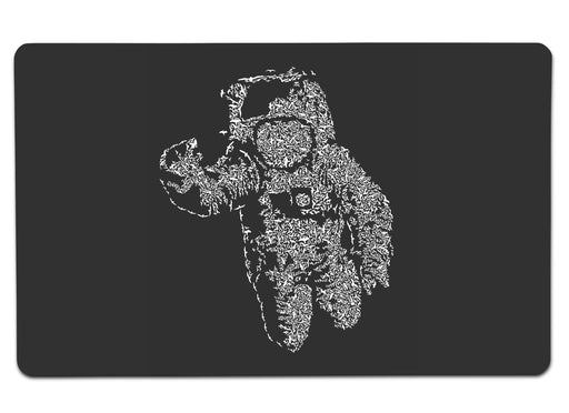 Flying Astronaut Large Mouse Pad