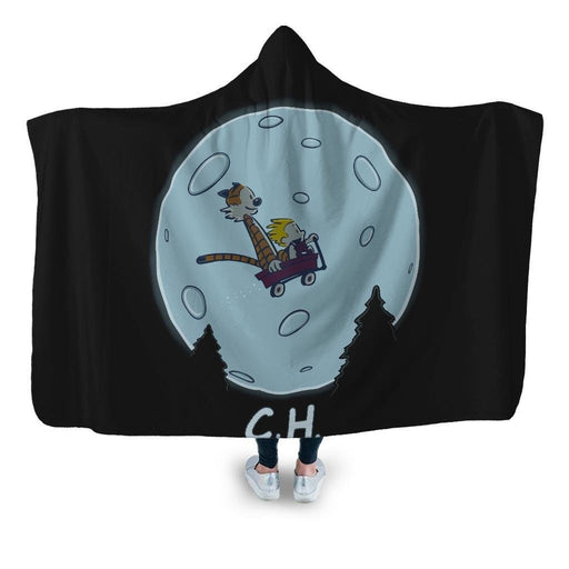 Flying Wagon Hooded Blanket - Adult / Premium Sherpa