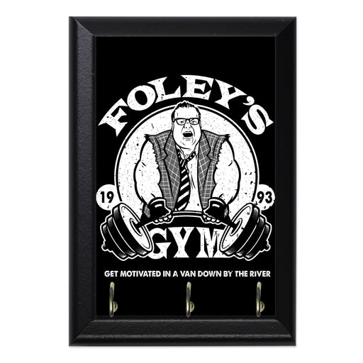 Foleys Gym Wall Plaque Key Holder - 8 x 6 / Yes