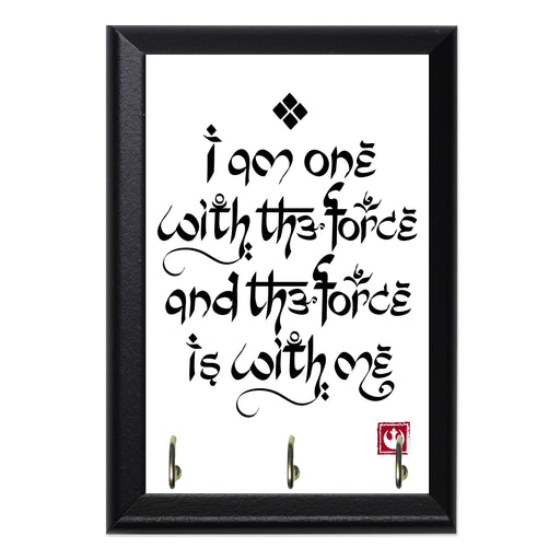 Force Mantra Key Hanging Plaque - 8 x 6 / Yes