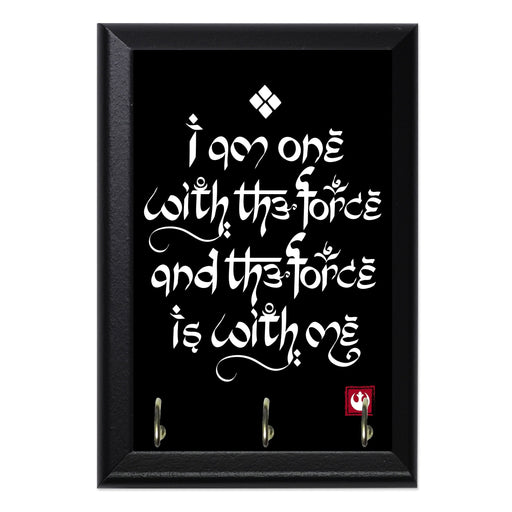 Force Mantra White Key Hanging Plaque - 8 x 6 / Yes
