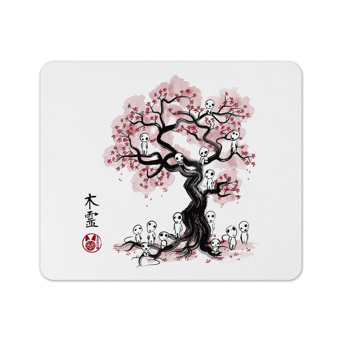 Forest Spirts Sumie Mouse Pad