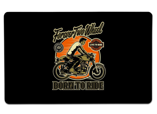 Forever Two Wheel Large Mouse Pad