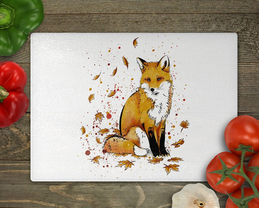 Fox In The Snow Cutting Board