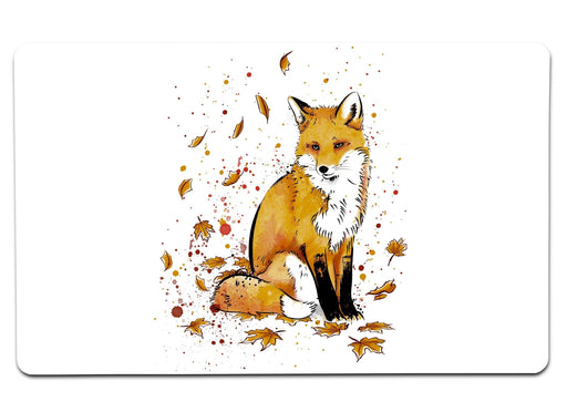 Fox In The Snow Large Mouse Pad