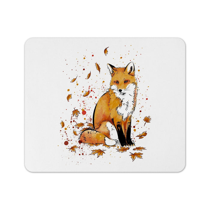 Fox In The Snow Mouse Pad