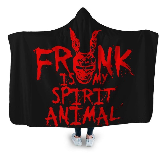 Frank Is My Spirit Animal Hooded Blanket - Adult / Premium Sherpa