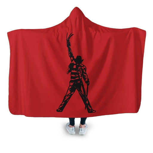 Freddy Hooded Blanket - Adult / Premium Sherpa