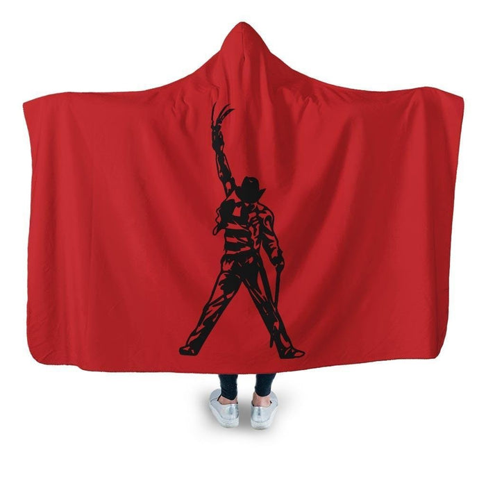 Freddy Hooded Blanket - Adult / Premium Sherpa