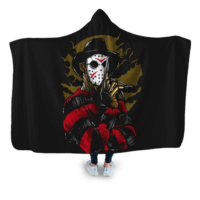 Freddy Vs Jason Hooded Blanket - Adult / Premium Sherpa
