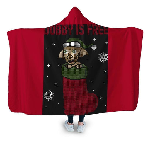 Free Elf! Hooded Blanket - Adult / Premium Sherpa