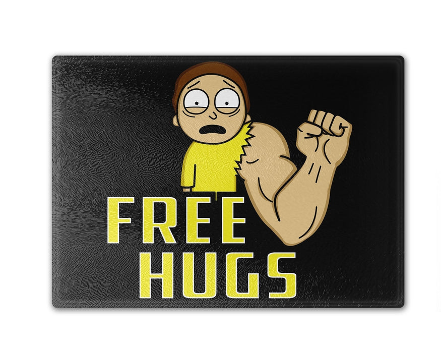 Free Hugs Morty Cutting Board