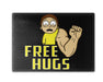 Free Hugs Morty Cutting Board