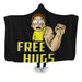 Free Hugs Morty Hooded Blanket - Adult / Premium Sherpa
