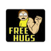 Free Hugs Morty Mouse Pad