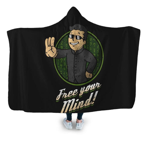 Free your Mind Hooded Blanket - Adult / Premium Sherpa