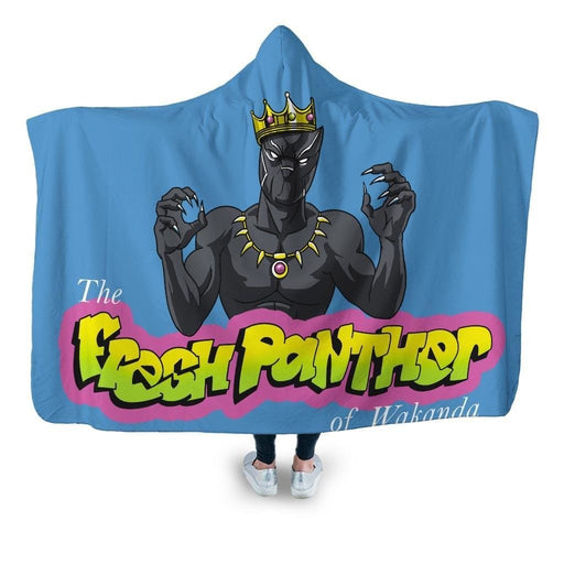 Fresh Panther Hooded Blanket - Adult / Premium Sherpa