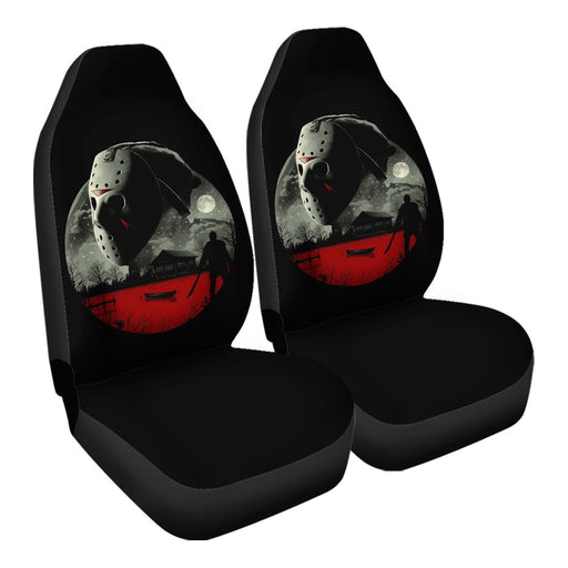 Friday In Camp Blood Car Seat Covers - One size