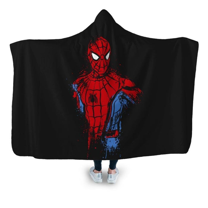 Friendly Neighborhood Hooded Blanket - Adult / Premium Sherpa