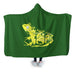Froggy Night Hooded Blanket - Adult / Premium Sherpa