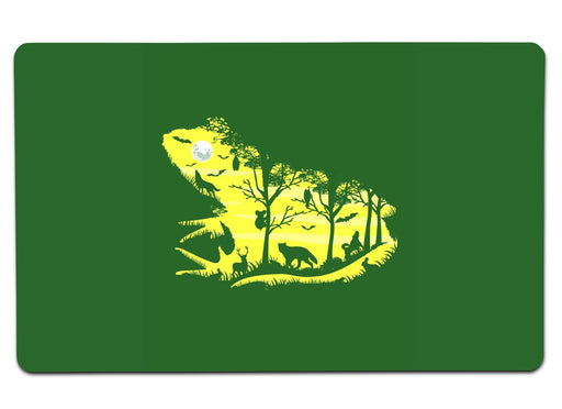 Froggy Night Large Mouse Pad