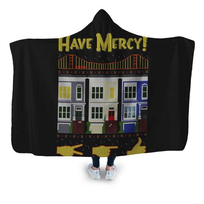 Full House Hooded Blanket - Adult / Premium Sherpa