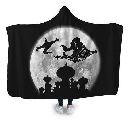 Full Moon Over Agrabah Hooded Blanket - Adult / Premium Sherpa