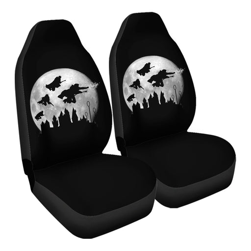 Full Moon Over Hogwart Car Seat Covers - One size