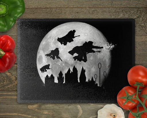 Full Moon Over Hogwart Cutting Board