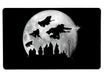 Full Moon Over Hogwart Large Mouse Pad