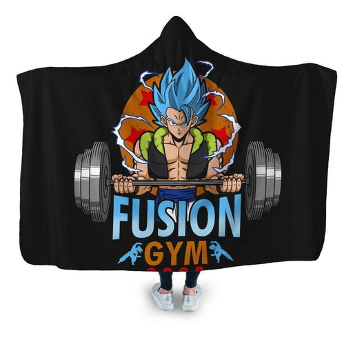 Fusion Gym Hooded Blanket - Adult / Premium Sherpa