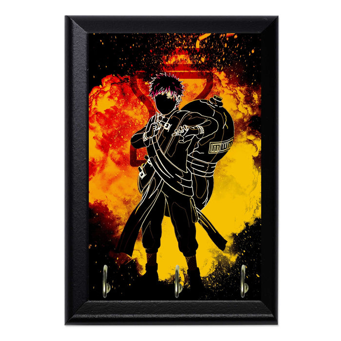 Gaara Soul Key Hanging Wall Plaque - 8 x 6 / Yes